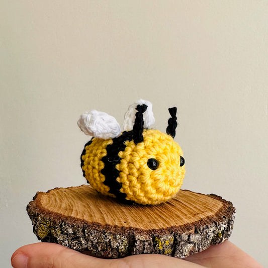Miniature Crochet Bee Plush