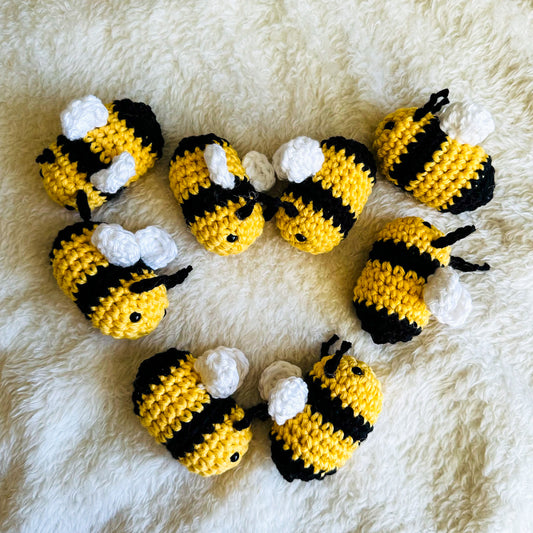 Miniature Crochet Bee Plush