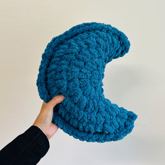 Handmade Boho Moon Pillow