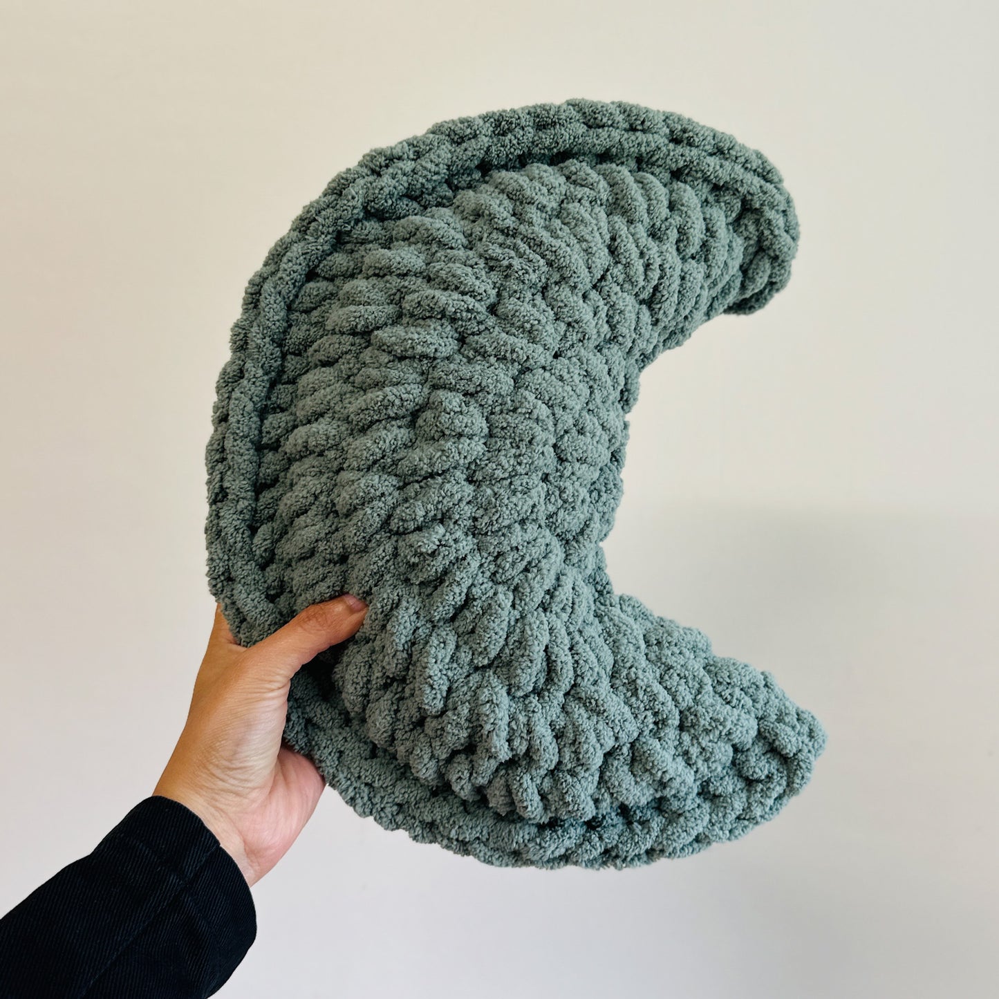 Handmade Boho Moon Pillow