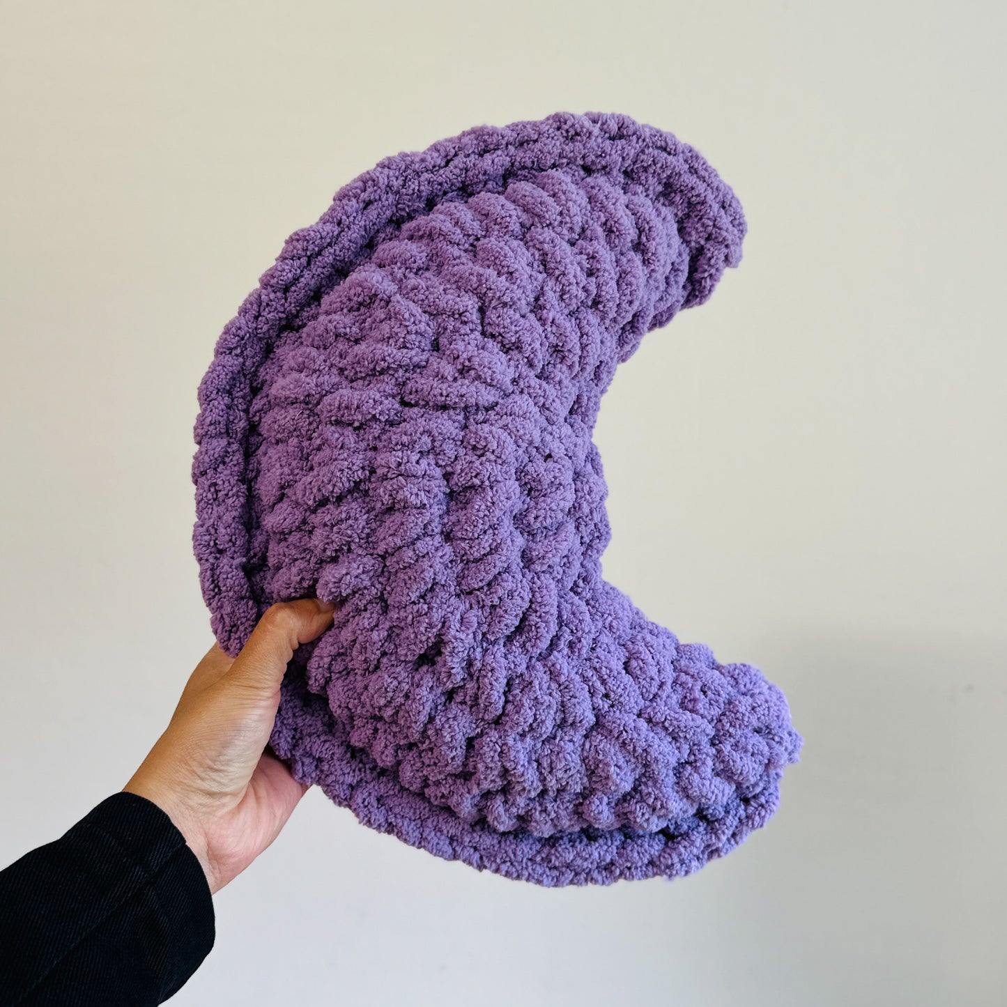 Handmade Boho Moon Pillow