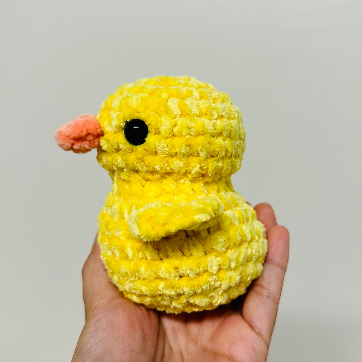 Crochet Yellow Duck Plushie