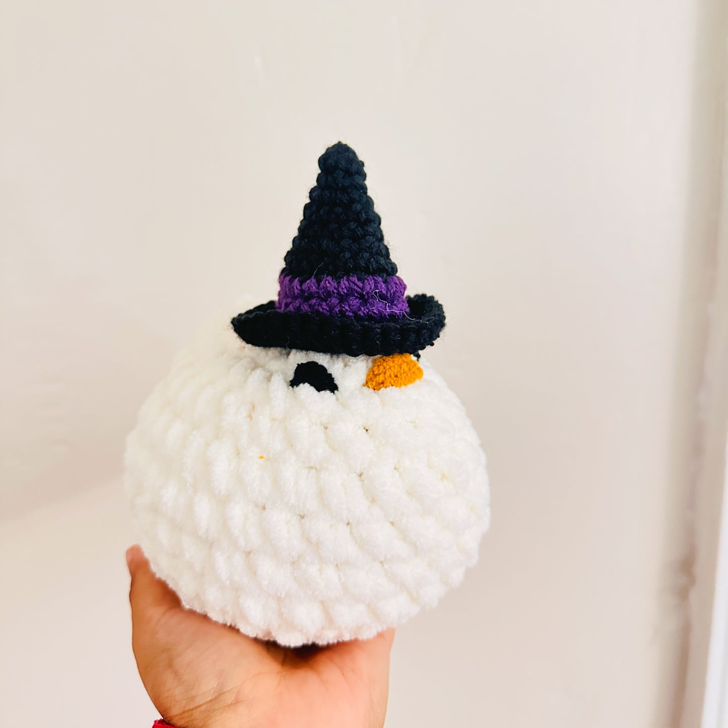 Crochet Chicken with Witch Hat