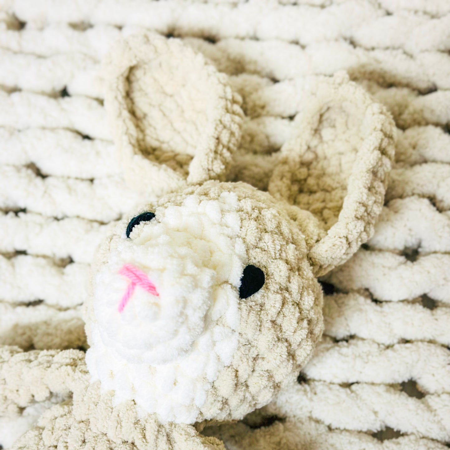 Crochet Cute Bunny Snuggler