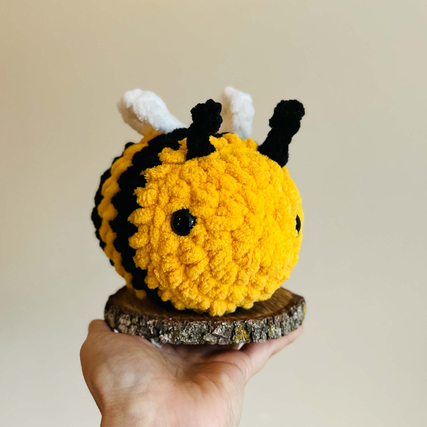 Crochet Honey Bee Stuffed Animal