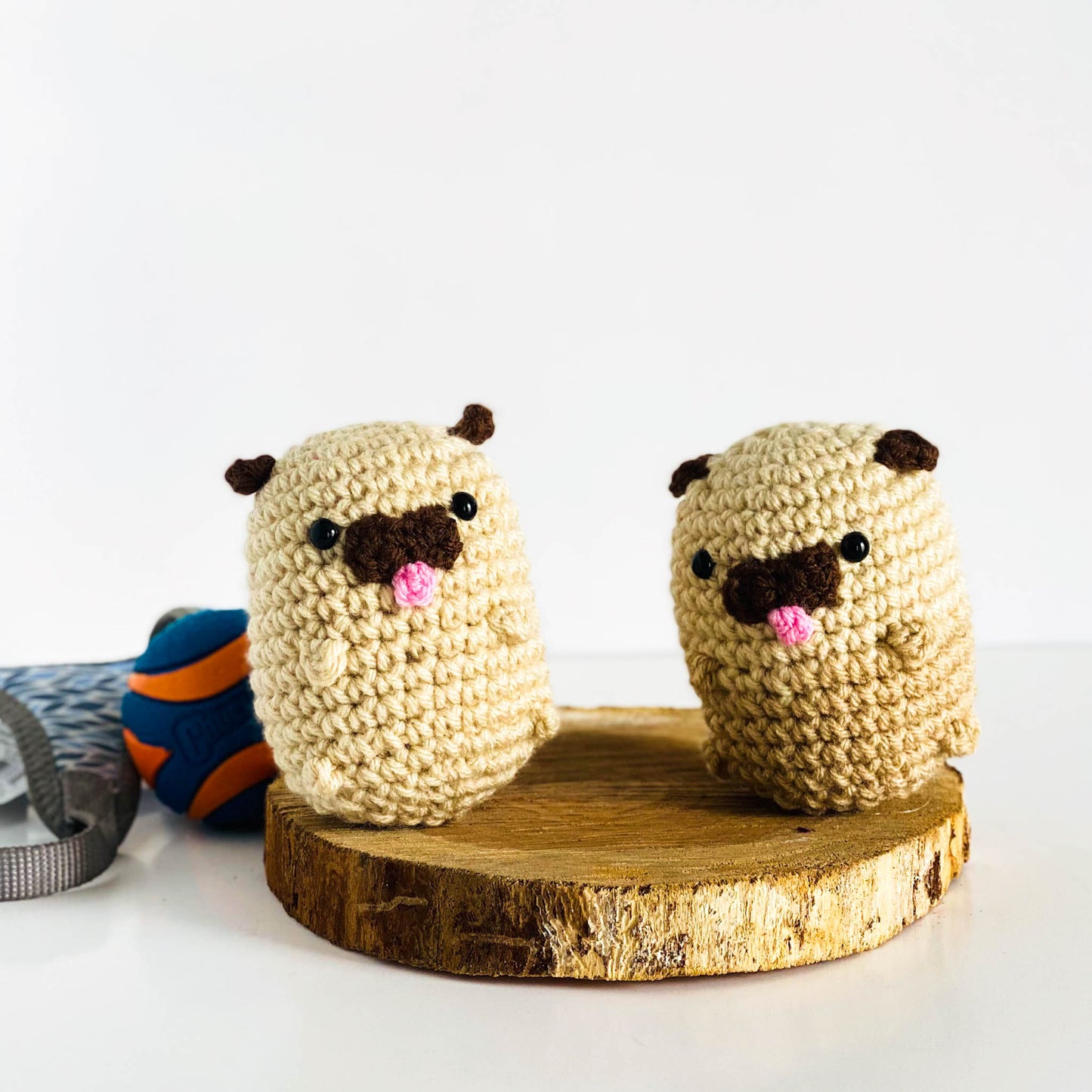 Crochet Potato Pug Stuffed Animal