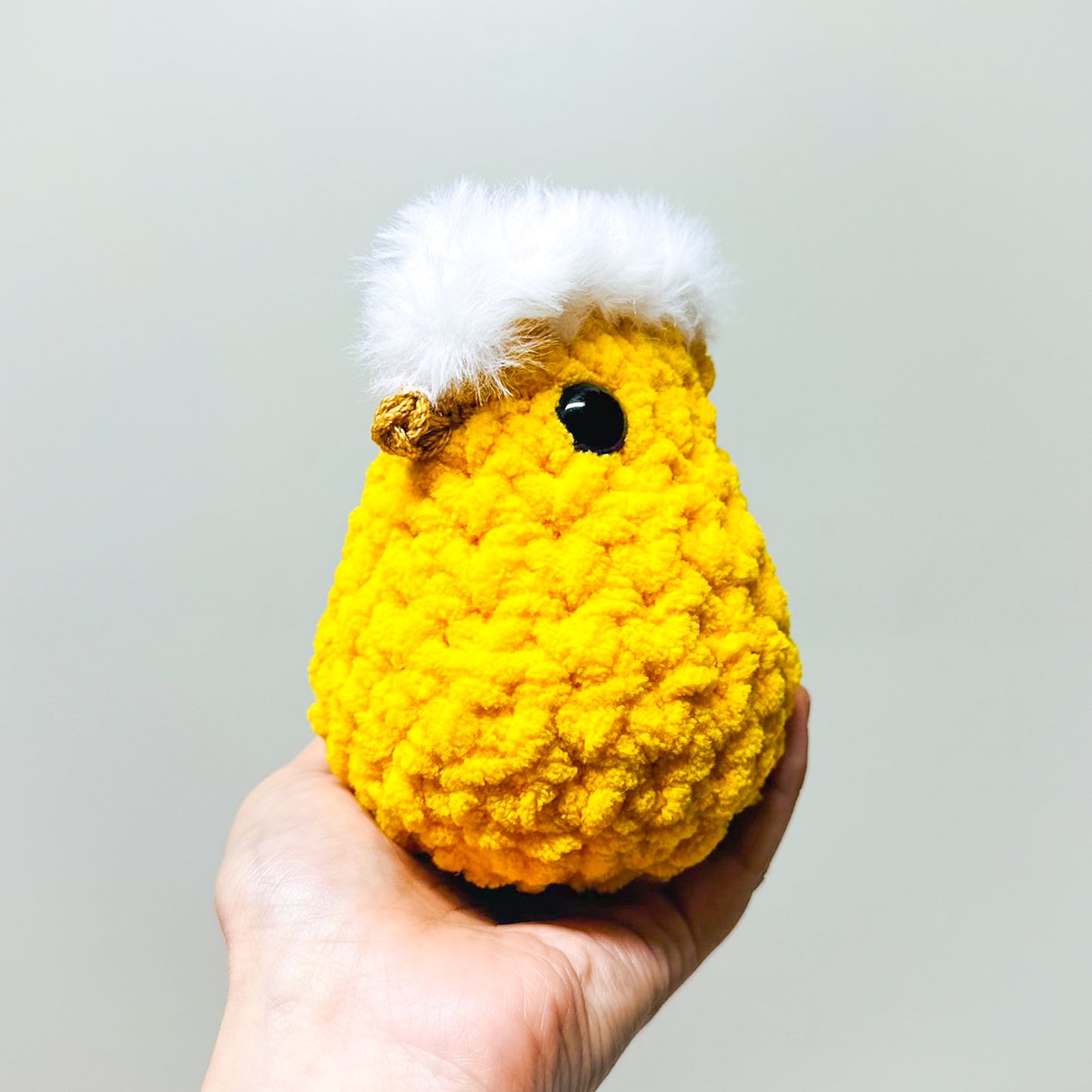 Crochet Hatching Chick Stuffed Animal