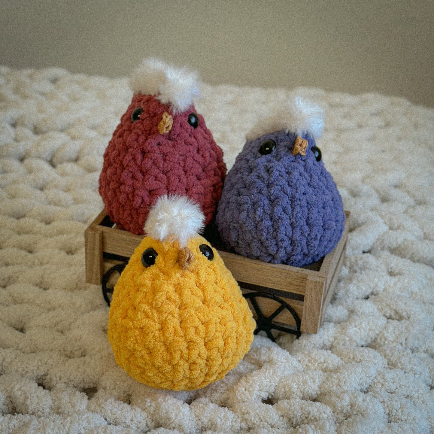 Crochet Hatching Chick Stuffed Animal