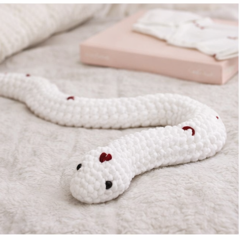 Soft Crochet Snake Plushie