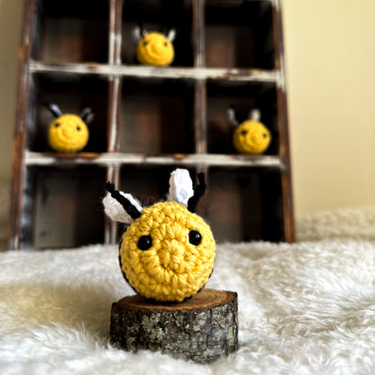 Miniature Crochet Bee Plush