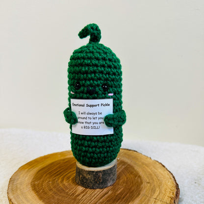 Crochet Emotional Support Pickle