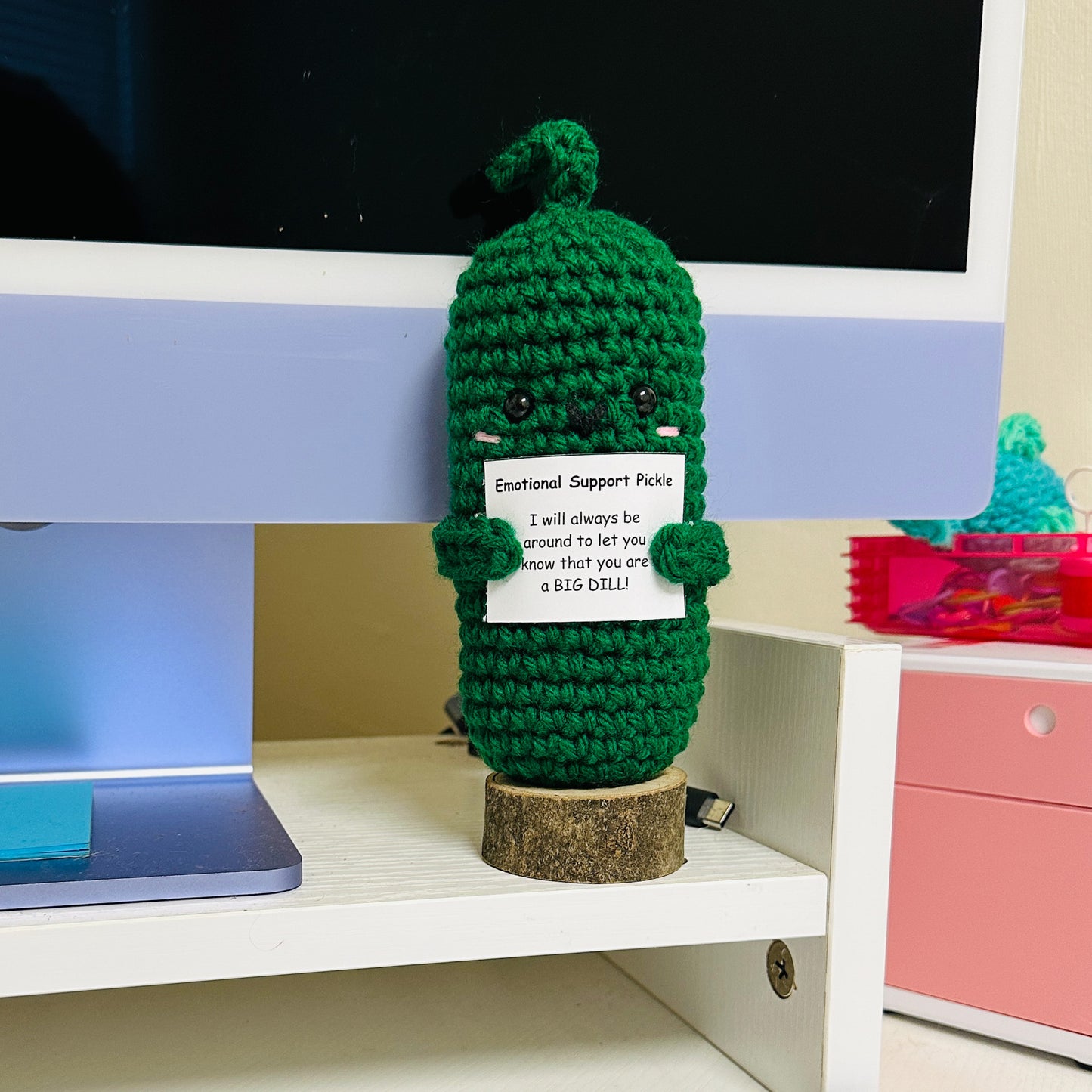 Crochet Emotional Support Pickle