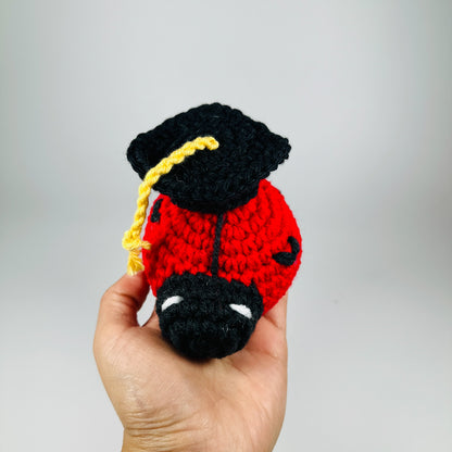 Ladybug with Graduation Cap