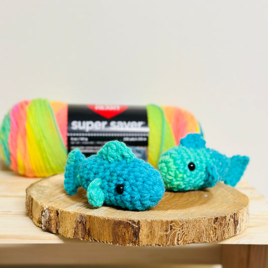 Crochet Funky Fish Stuffed Animal